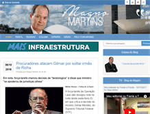 Tablet Screenshot of blogdomagno.com.br